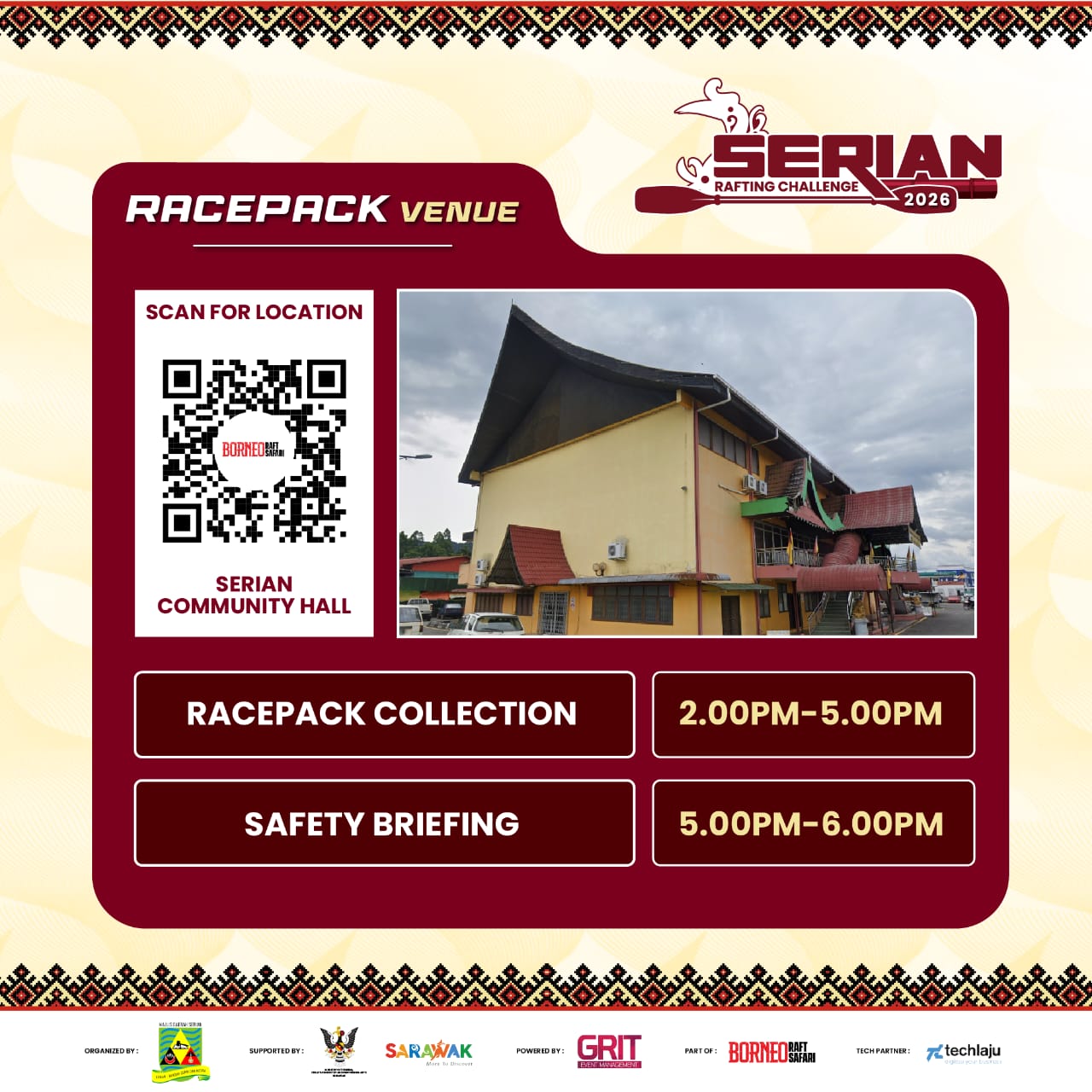 Race Pack Collection Venue